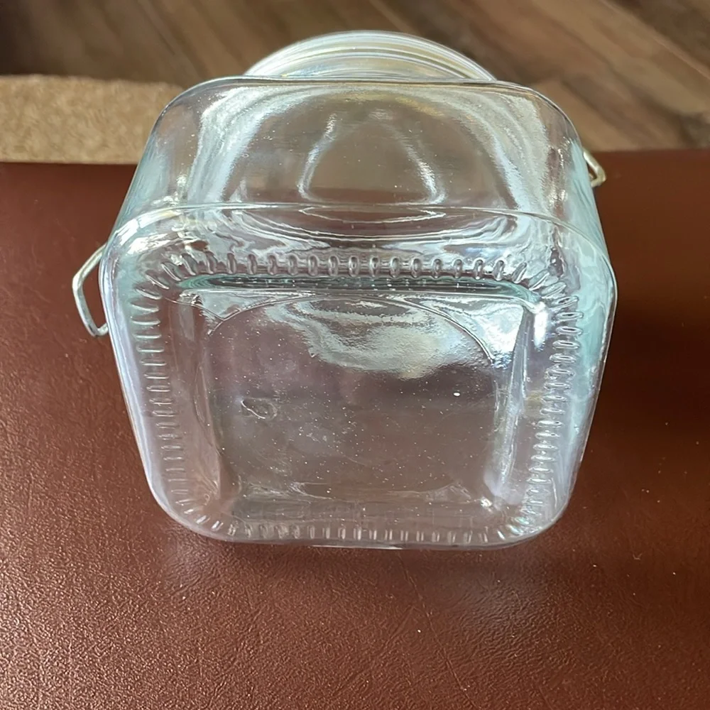 Hinged Lid Clamp Airtight Sealed Jar